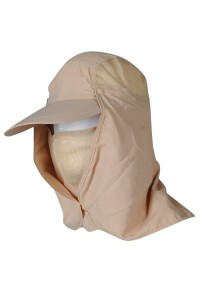 SKSH006  訂購遮陽帽 夏季男士釣魚帽 戶外騎車防曬帽  遮臉防紫外線太陽帽  抗uv 衝浪 卡其色